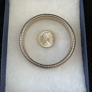 Silver tone bracelet